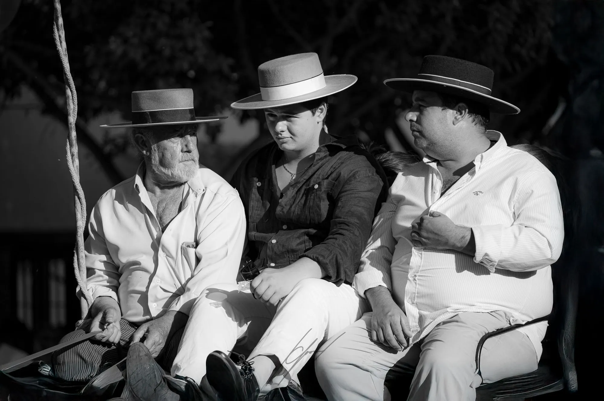 Three men in Andalucía.